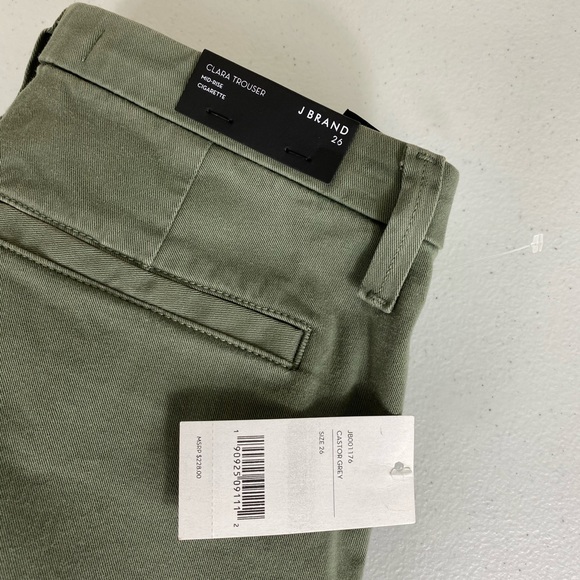 J Brand Clara Trouser Mid Rise Cigarette Pant - Picture 6 of 8